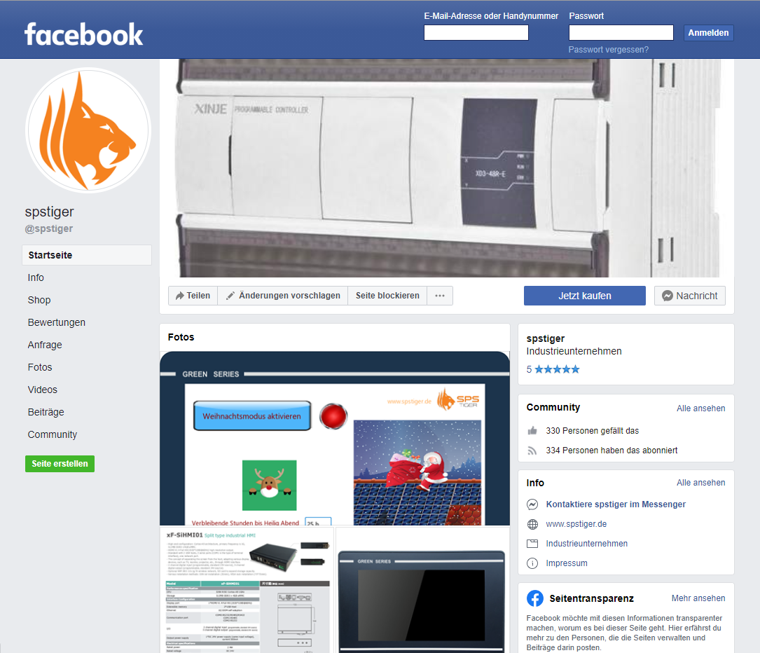 spstiger auf Facebook, Twitter & Google+